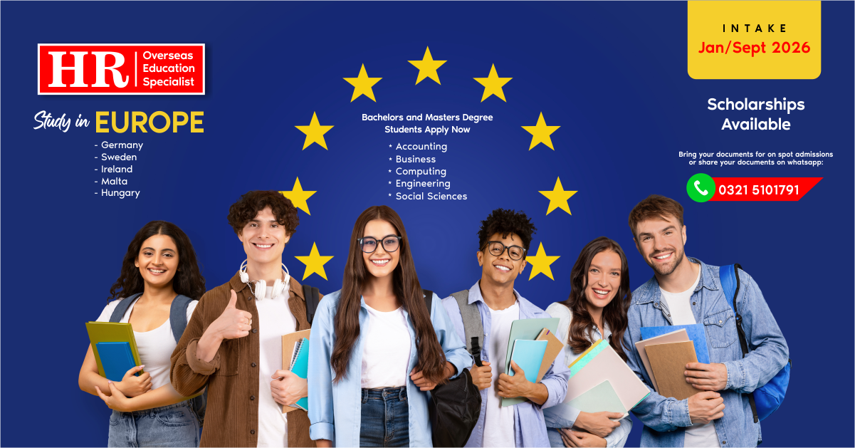 Study in Europe for Pakistani Students